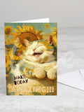 Greeting card 'Make today amazing' with envelope
