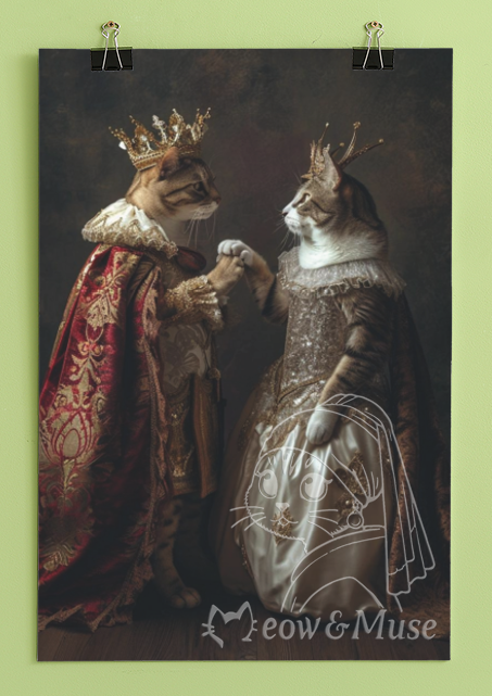 Original design cat poster