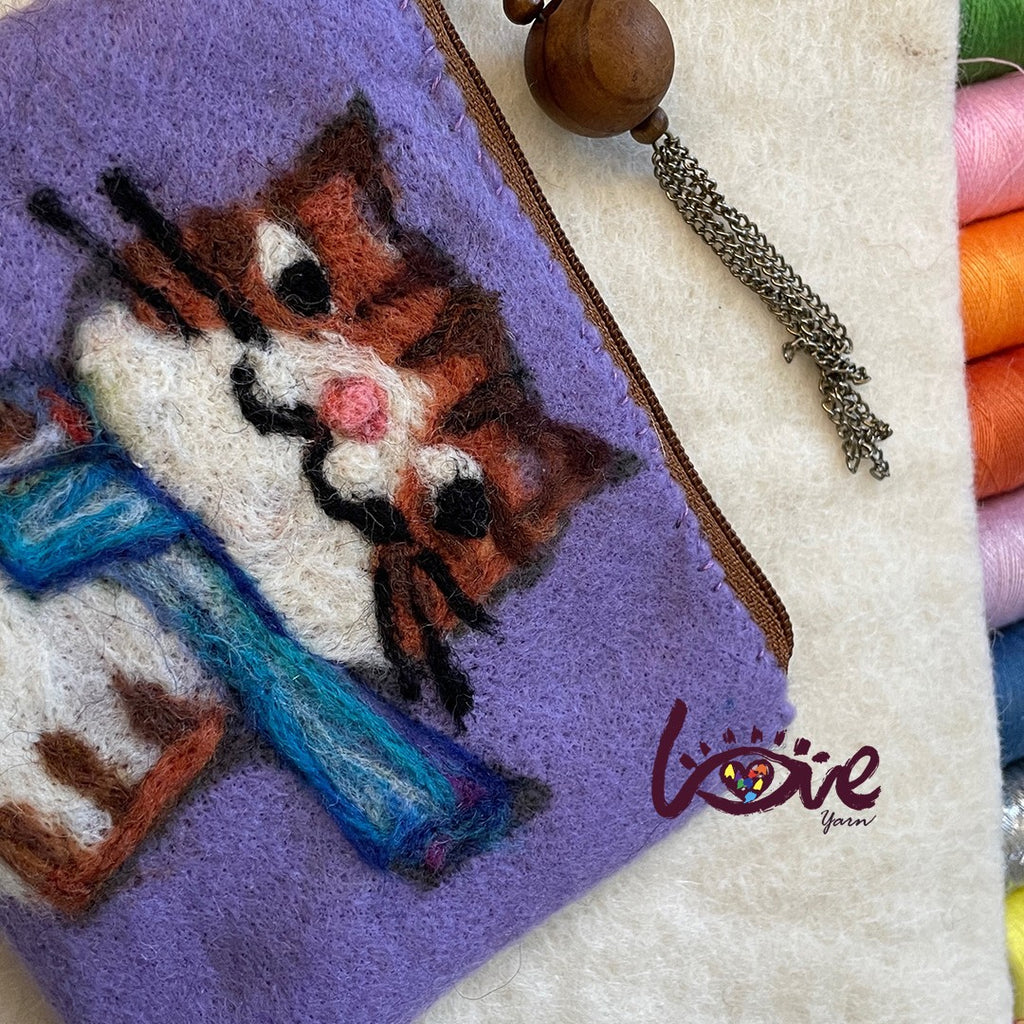 A cat with scarf