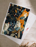 Postcard Art cats club_19