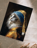 Postcard 'Vermeer cat Ragdoll'