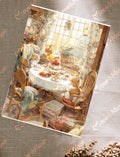 Postcard 'Tea with Whiskers'