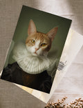 Postcard 'Cat in a ruff'