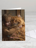 Greeting card 'Un Merci' with envelope