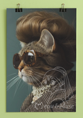 Original design cat poster