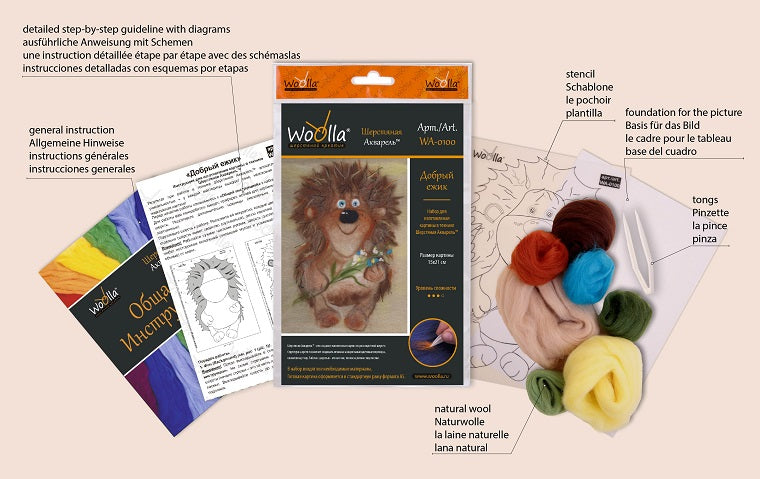 Woolen watercolor kit WA-0155