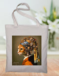 Tote bag 'Vermeer cat LUX'
