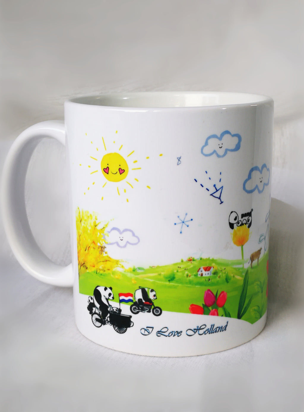 Living in the Netherlands series mug "I love Holland"