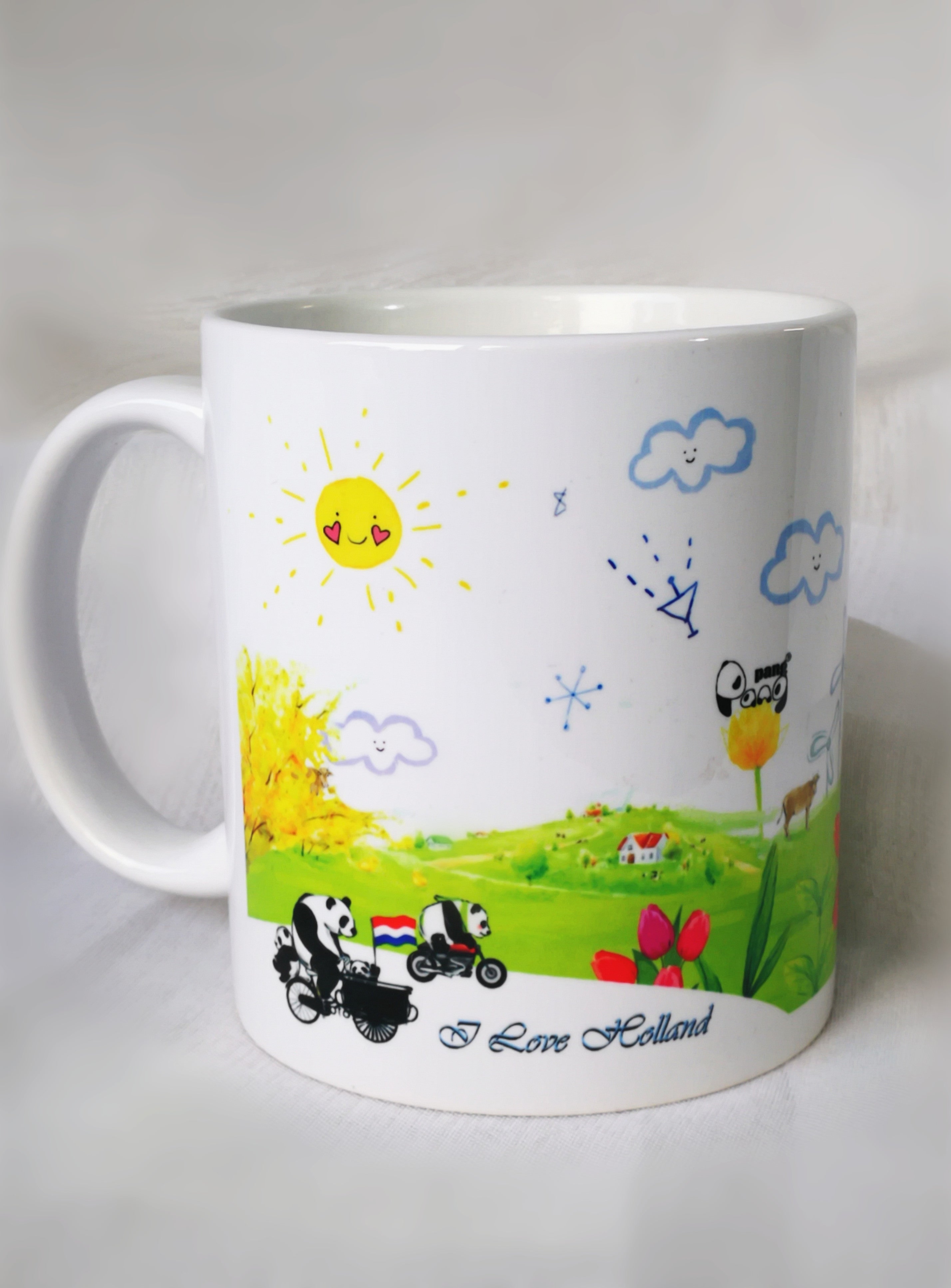 Living in the Netherlands series mug "I love Holland"