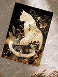 Postcard 'Embroidered Grace Cat'