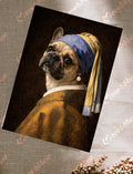 Postcard 'The Pearl Pug'