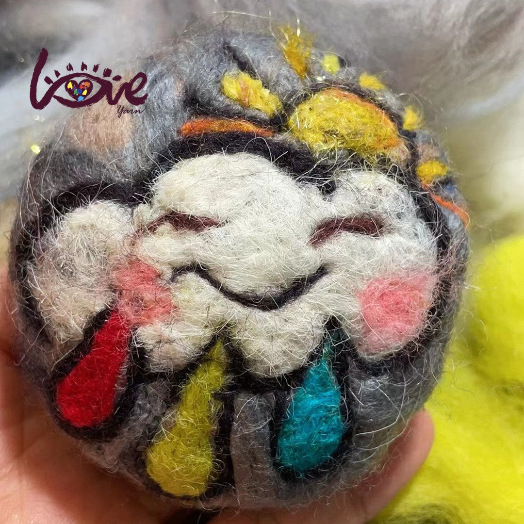 Colourful cloud