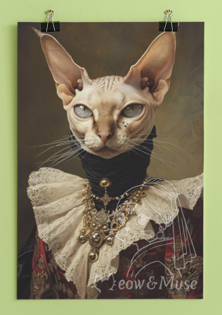 Original design cat poster