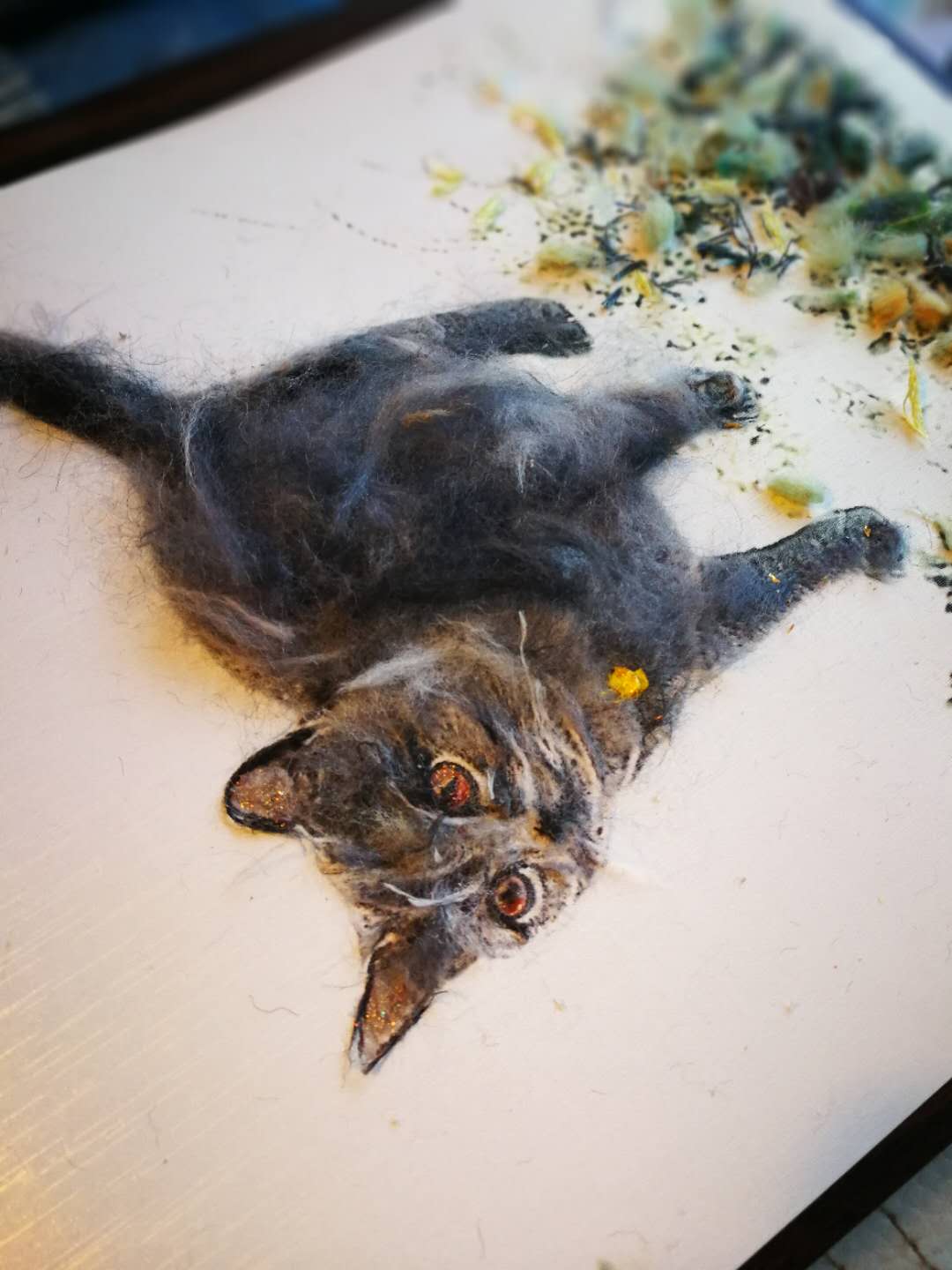 Specially wool painting portrait for your pets